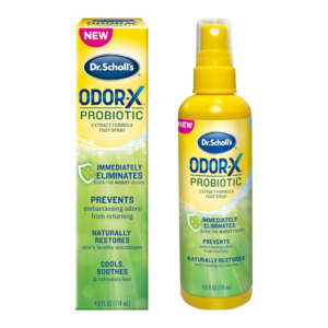 Spray para pies ODOR-X fórmula con extracto probiótico